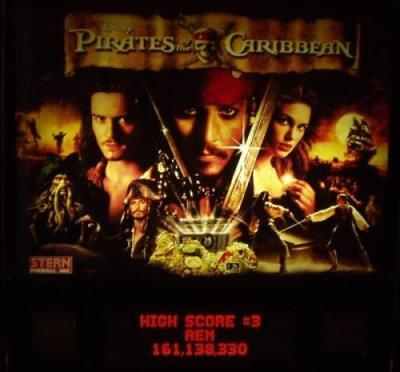 Stern Pirates of the Caribbean backbox