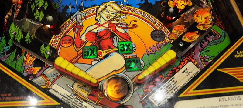 Bally Atlantis pinball machine