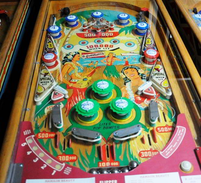 Hawaiian Beauty pinball machine